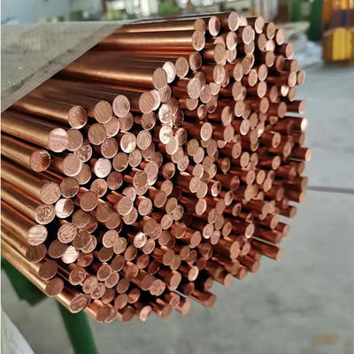 빨간 ASTM B151M 구리 둥근 봉 구리 니켈 바 6m 2m