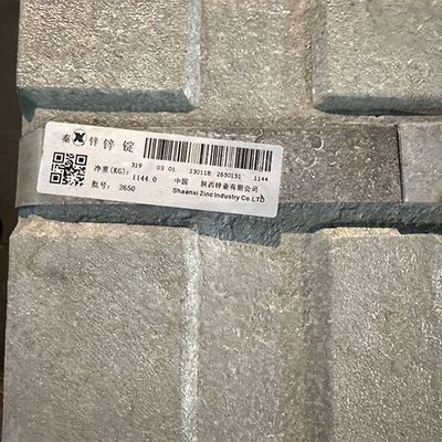 AISI 진크 합금 잉글 50kg 25tons 고 순도 99.995% ~ 99.99%